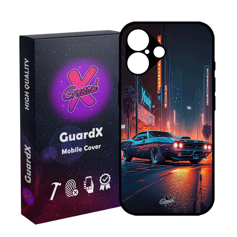 کاور گارد ایکس طرح ماشین مدل 10609 مناسب برای گوشی موبایل اپل iPhone 16