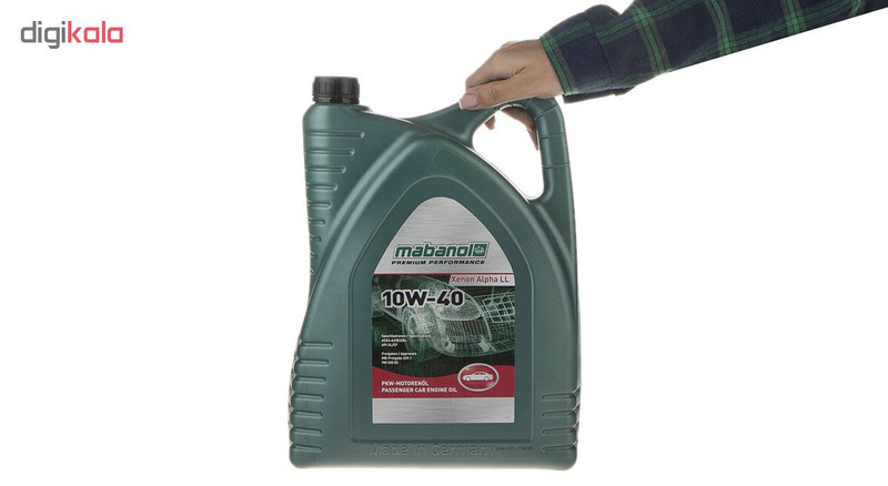 روغن موتور مبانول کد SL 10W-40 حجم 5 لیتر