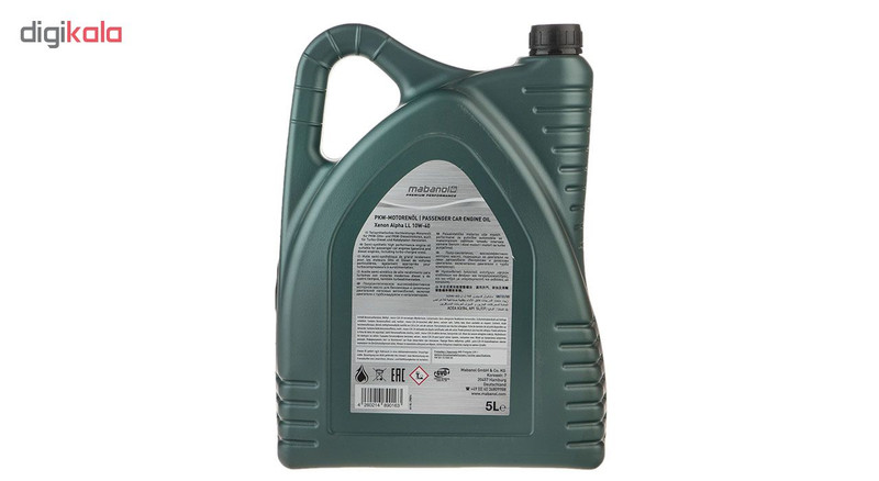 روغن موتور مبانول کد SL 10W-40 حجم 5 لیتر