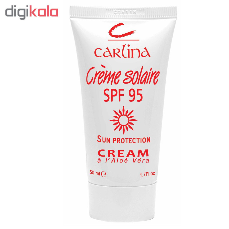 کرم ضد آفتاب کارلینا مدل Solaire Spf 95 حجم 40 میلی لیتر کرم ضد آفتاب کارلینا مدل Solaire Spf 95 حجم 40 میلی لیتر