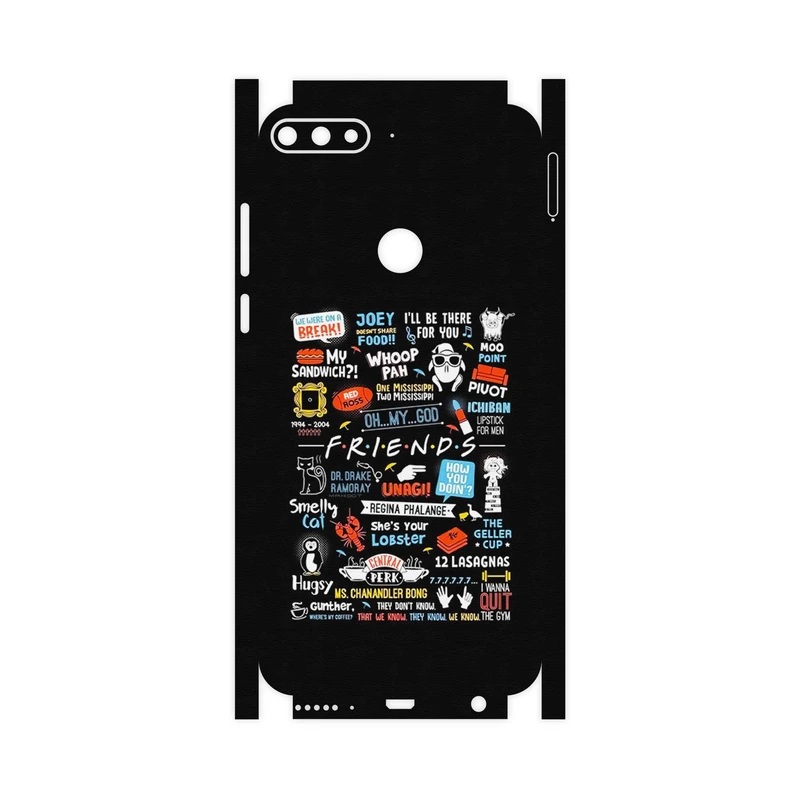 برچسب پوششی ماهوت مدل Friends 2-FullSkin مناسب برای گوشی موبایل هوآوی Y7 Prime 2018