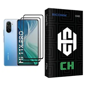 Ricomm CH Glass MIX002 Screen Protector For Xiaomi Mi 11X Pro Pack Of 2