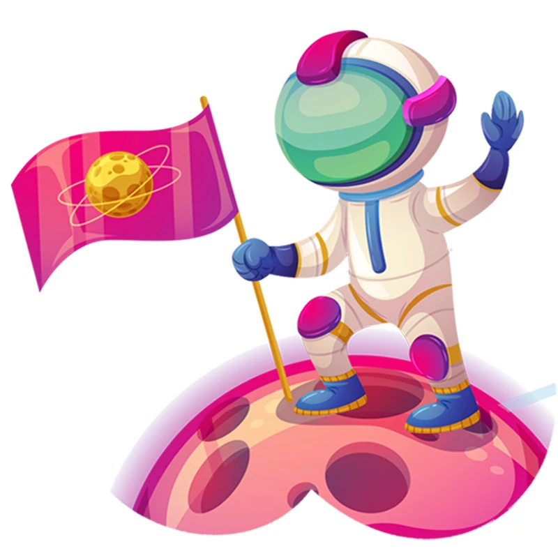 استند رومیزی تولد طرح فضانورد کد 217