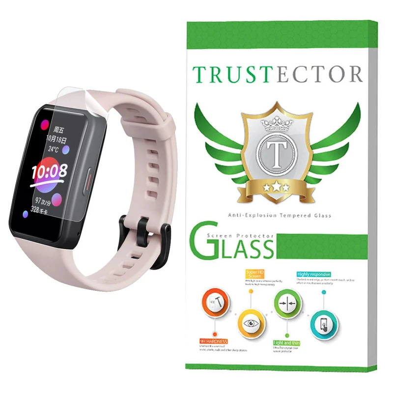 محافظ صفحه نمایش تراستکتور مدل TPWTA-Glass مناسب برای ساعت هوشمند آنر  Band 6