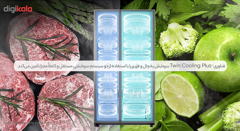 یخچال و فریزر 32 فوت سامسونگ مدل ROSSO2
