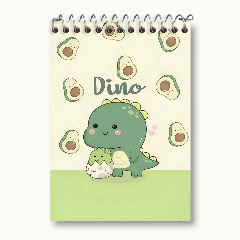 دفتر یادداشت 50 برگ خندالو طرح دایناسور کیوت کد N3503