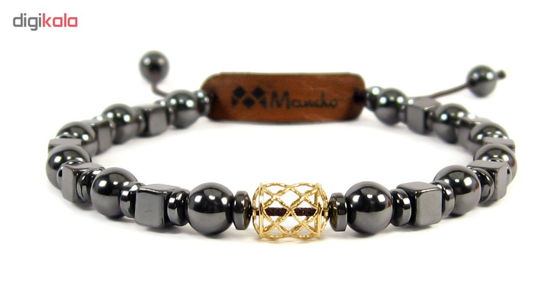 دستبند طلا 18عیار مردانه مانچو مدل bfg029