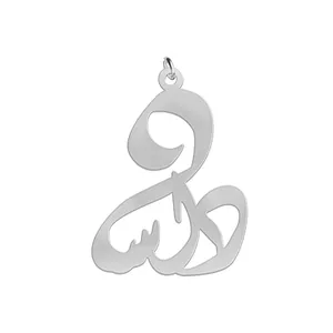 آویز گردنبند نقره زنانه لیردا مدل اسم دلسا med sss delsa71