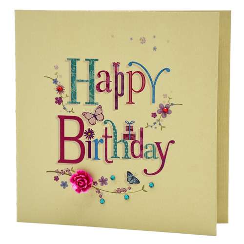 کارت تبریک دست ساز تولد کد 01