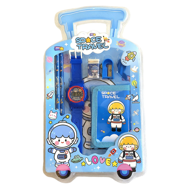 ست لوازم التحریر 7 تکه LoVE طرح فضانورد