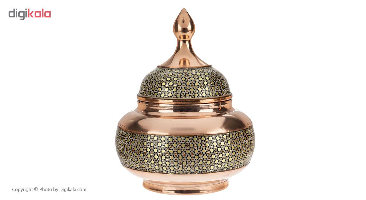 شکلات خوری مسی خاتم کوب کد 02