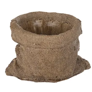 گلدان مدل کیسه گونی ارتفاع 19 سانتی متر