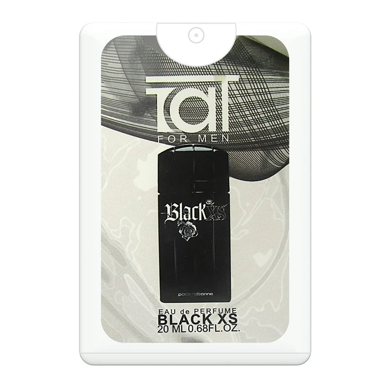 ادکلن جیبی مردانه تات مدل Black XS حجم 20 میلی لیتر