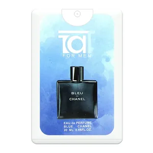 ادکلن جیبی مردانه تات مدل Blue Chanel حجم 20 میلی لیتر