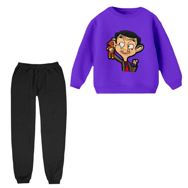 ست سویشرت و شلوار راحتی مدل مستربین و خرسش