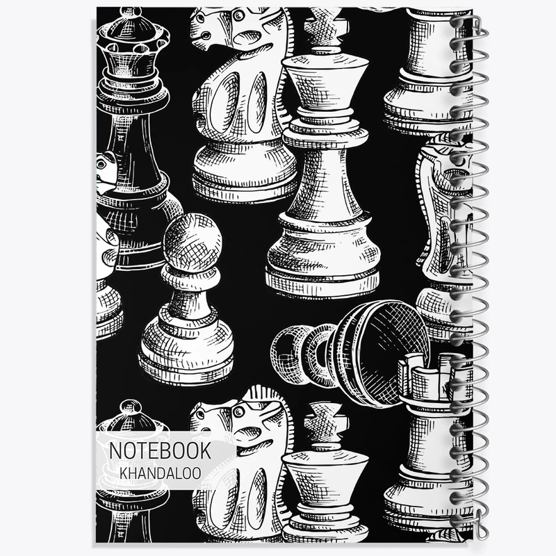 دفتر نت موسیقی 50 برگ خندالو مدل شطرنج کد N599