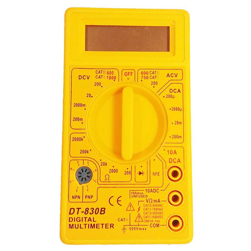 مولتی متر دیجیتالی مدل DT-830B مولتی متر دیجیتالی مدل DT-830B