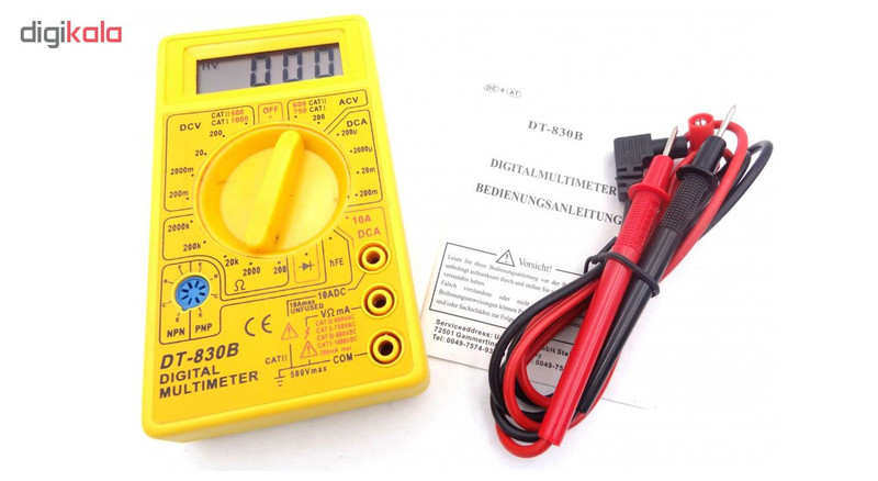 مولتی متر دیجیتالی مدل DT-830B مولتی متر دیجیتالی مدل DT-830B