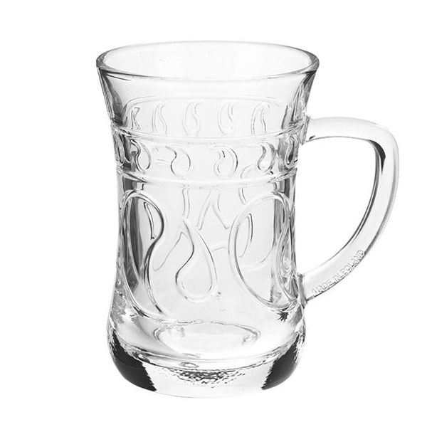 استکان ایرنا مدل ترمه بسته 6 عددی