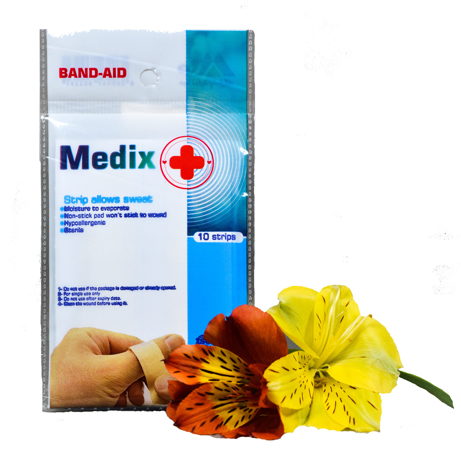 چسب زخم مدیکس مدل Hypoallergic بسته 10 عددی چسب زخم مدیکس مدل Hypoallergic بسته 10 عددی