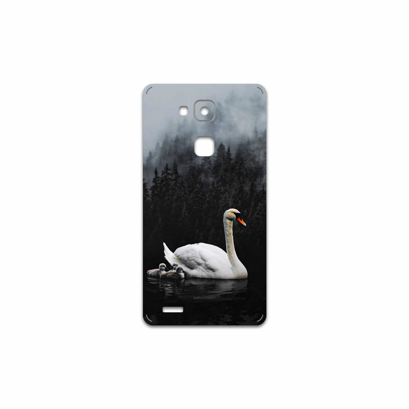 برچسب پوششی ماهوت مدل Swan Lake مناسب برای گوشی موبایل هوآوی Mate 7