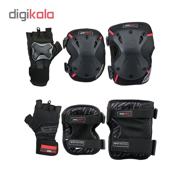 لوازم ایمنی اسکیت سبا مدل Protective 3 Pack Pro XLarge Size