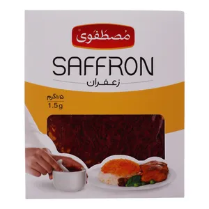 زعفران درجه یک مصطفوی مقدار 1.5 گرم