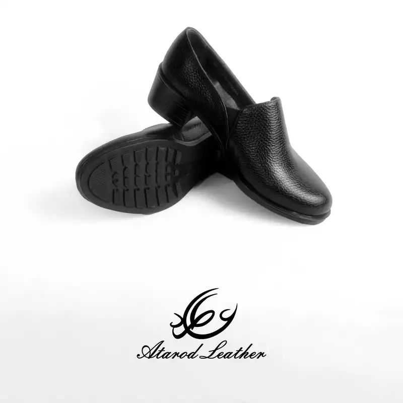 کفش زنانه چرم عطارد مدل چرم طبیعی کد SH171