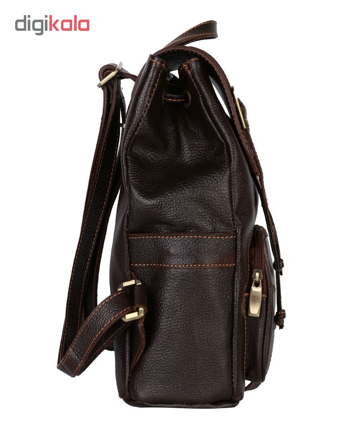 کوله پشتی زنانه رویال چرم کد WB1-DarkBrown