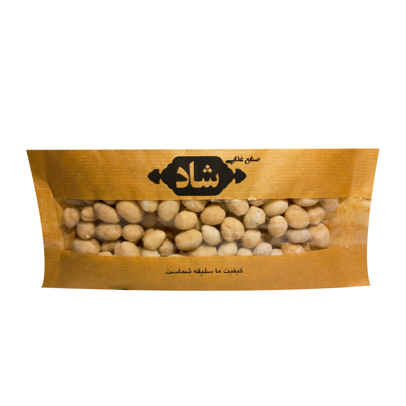 بادام زمینی روکش دار طعم خامه و سبزیجات شاد - 100 گرم