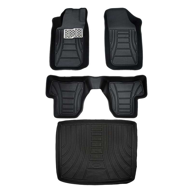 کفپوش سه بعدی خودرو پانیذ مدل پشت نمدی MHLB N مناسب برای رانا به همراه کفپوش صندوق