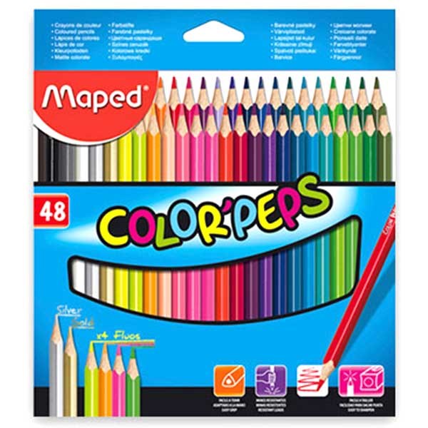 مداد رنگی 48 رنگ مپد مدل کالر پپس