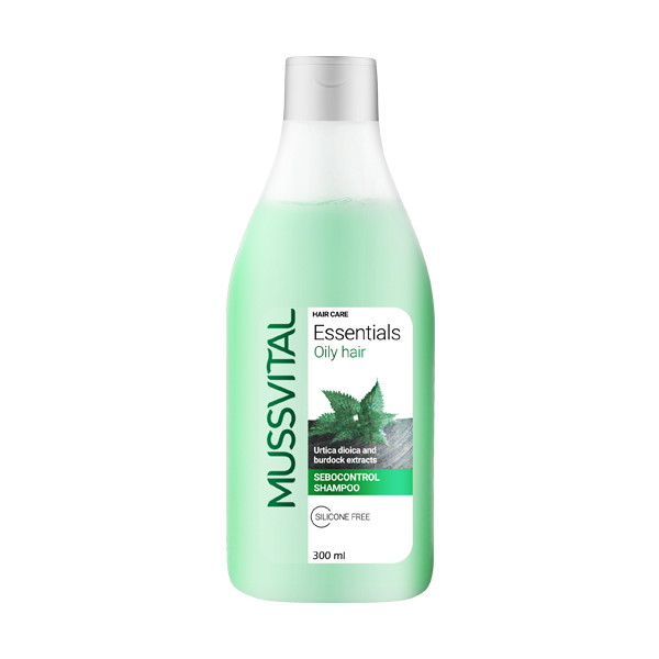 شامپو موسویتال مدل OILY HAIRS حجم 300 میلی لیتر
