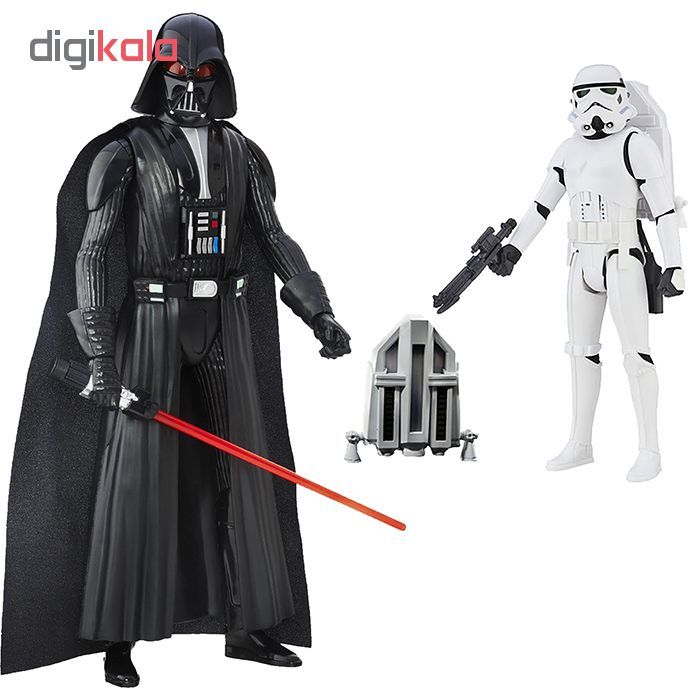 اکشن فیگور هاسبرو مدل Storm Trooper and Darth Vader بسته 2 عددی