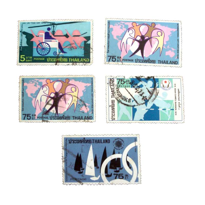 تمبر یادگاری مدل ملل کد DS1742 مجموعه 5 عددی