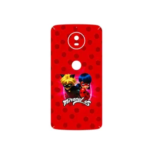 MAHOOT Ladybug and Cat Noir Cover Sticker for Motorola Moto G5S