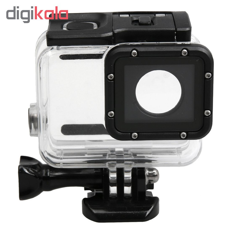دوربین فیلم برداری ورزشی گوپرو مدل HERO6 Black Quick Stories به همراه کاور ضد آب لمسی و بندآویز و محفظ صفحه و لنز پلوز