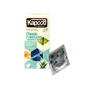 کاندوم کاپوت مدل Classic Fungless بسته 12 عددی به همراه کاندوم فارکس