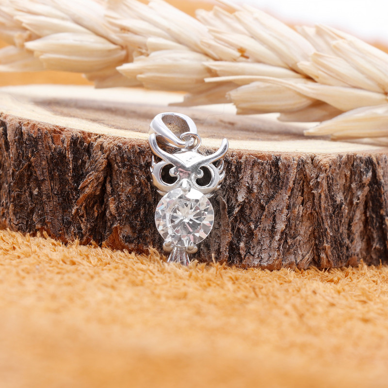 آویز گردنبند نقره زنانه مدل GTA-357