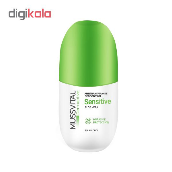 رول ضد تعریق موسویتال مدل Sensitive دارای عصاره آلوئه ورا حجم ۷۵ میلی لیتر رول ضد تعریق موسویتال مدل Sensitive دارای عصاره آلوئه ورا حجم ۷۵ میلی لیتر