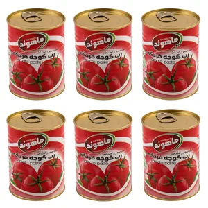 رب گوجه فرنگی ماهوند - 400 گرم مجموعه 6 عددی