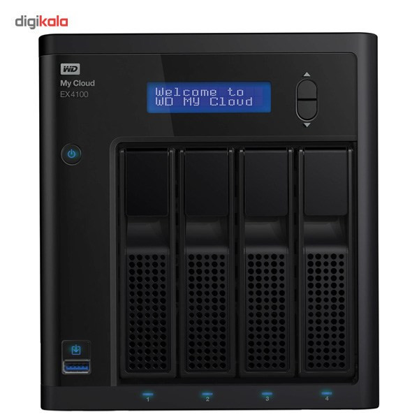 ذخیره ساز تحت شبکه 4Bay وسترن دیجیتال مدل My Cloud EX4100 ظرفیت 24 ترابایت