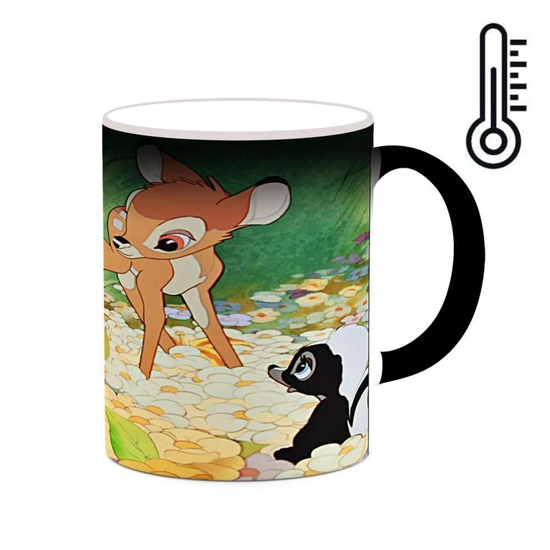 ماگ حرارتی کاکتی مدل کارتون Bambi کد mgh22222