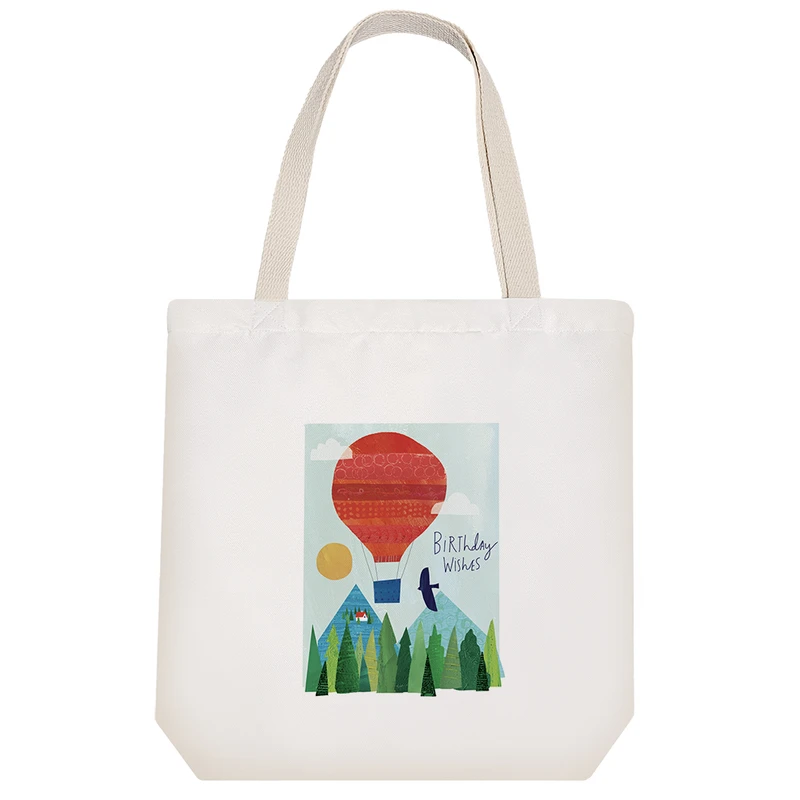 ساک خرید خندالو طرح Birthday Wishes کد H1049