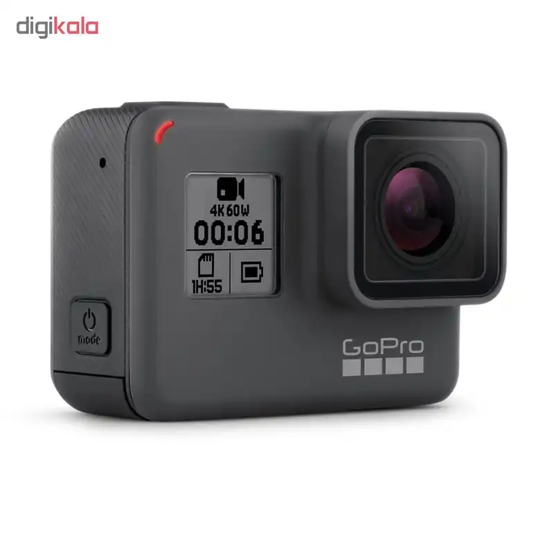 دوربین فیلم برداری ورزشی گوپرو مدل HERO6 Black Quick Stories به همراه محافظ صفحه و لنز پلوز