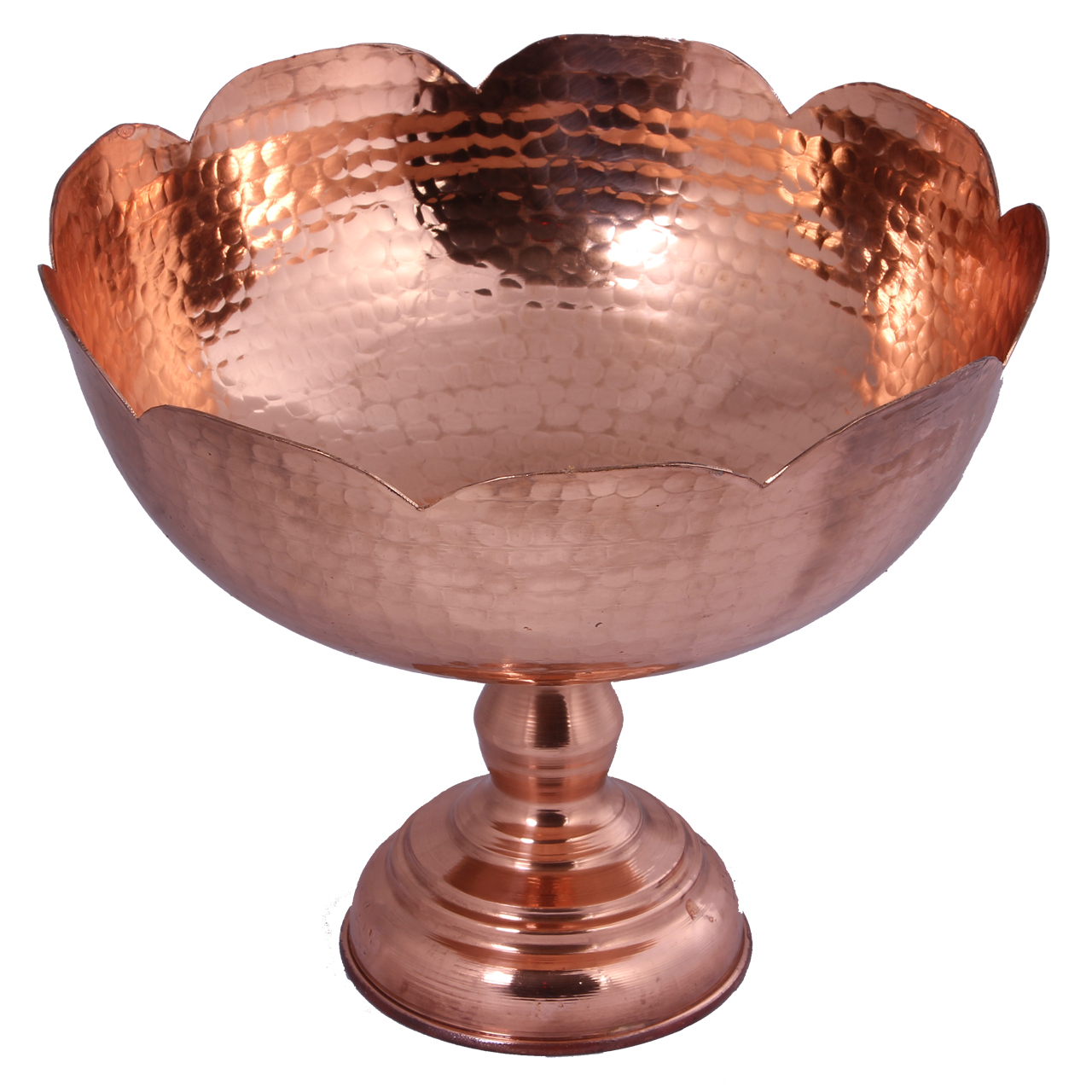 آجیل خوری مسی مدل لاله کد ZH89