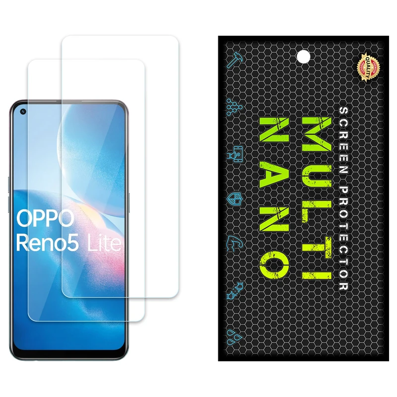 محافظ صفحه نمایش مولتی نانو مدل X-S2N مناسب برای گوشی موبایل اوپو Reno5 Lite بسته دو عددی