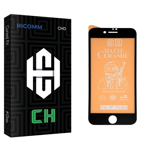 محافظ صفحه نمایش مات ریکام مدل CH glass مناسب برای گوشی موبایل اپل iphone 7/8