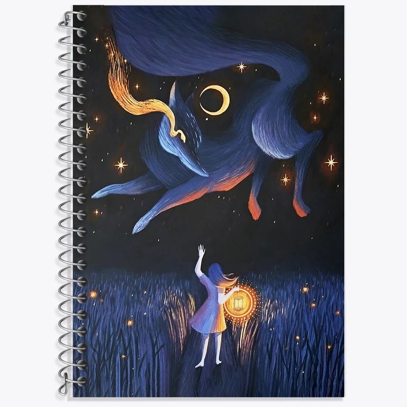 دفتر لغت 50 برگ خندالو طرح رویایی کد F8213