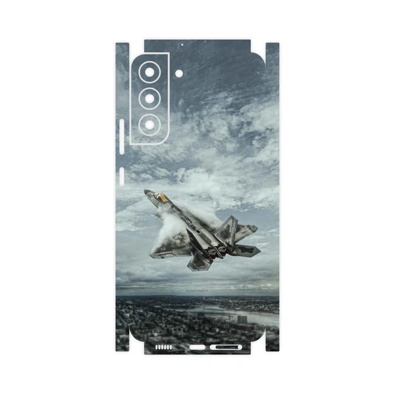 برچسب پوششی ماهوت مدل F-22-Raptor-FullSkin مناسب برای گوشی موبایل سامسونگ Galaxy S22 Plus 5G